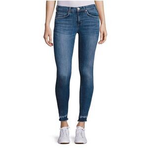 Anthropologie MCGUIRE vintage Newton raw hem skinny jeans 26